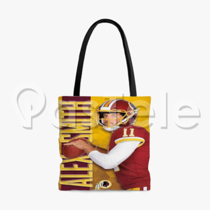 Alex Smith NFL Washington Redskins Custom Personalized Tote Polyester Cotton Bags Unisex