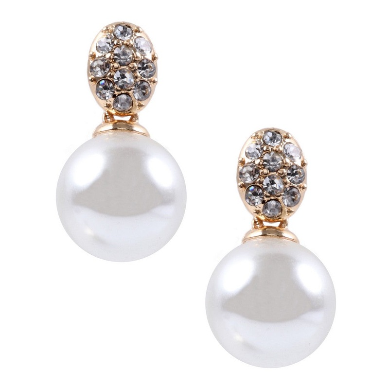 Anne Klein Jewelry 60320762 PIERCED EARRING Gold TITANIUM PIERCED EARRING
