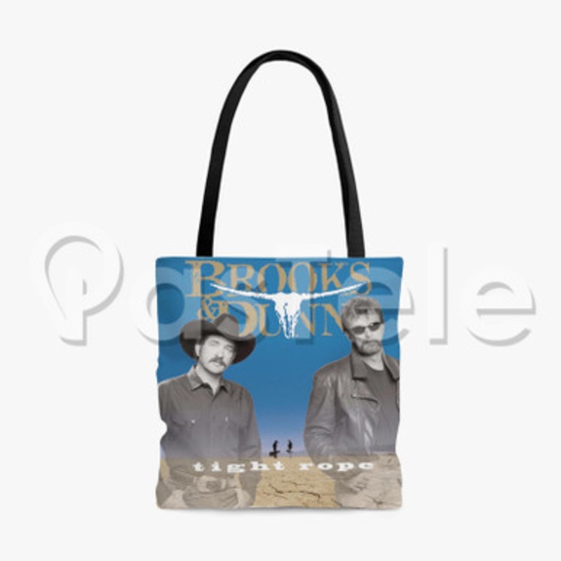 Brooks Dunn Tight Rope Custom Personalized Tote Polyester Cotton Bags Unisex