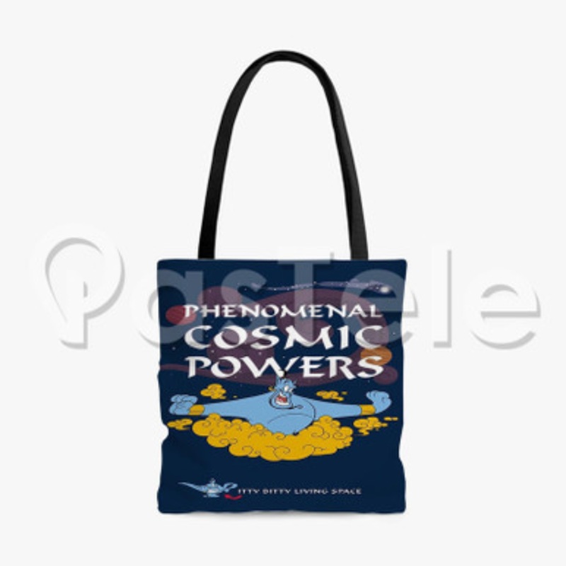 Disney Aladdin Custom Personalized Tote Polyester Cotton Bags Unisex