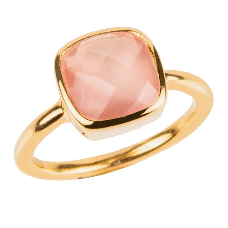 Dream Gems Ring Pink Quartz 6