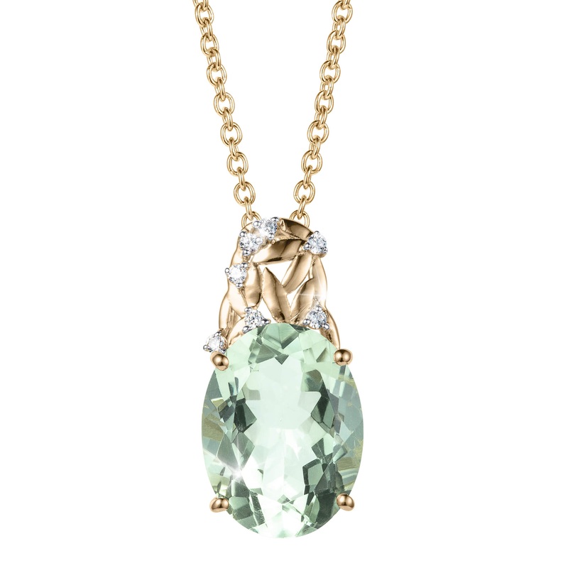 Eden Green Amethyst Pendant