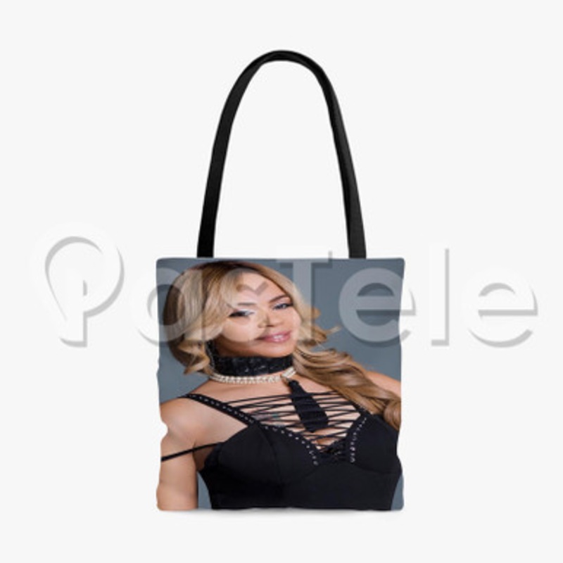 Faith Evans Custom Personalized Tote Polyester Cotton Bags Unisex