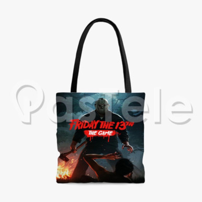 Friday the 13th The Game Custom Personalized Tote Polyester Cotton Bags Unisex