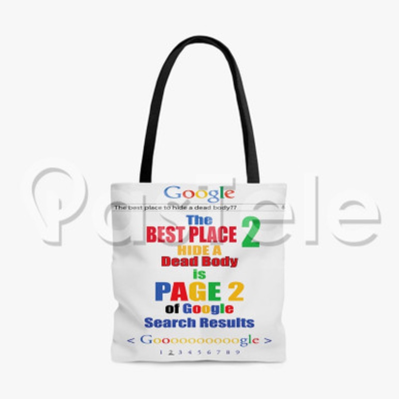 google creative Custom Personalized Tote Polyester Cotton Bags Unisex