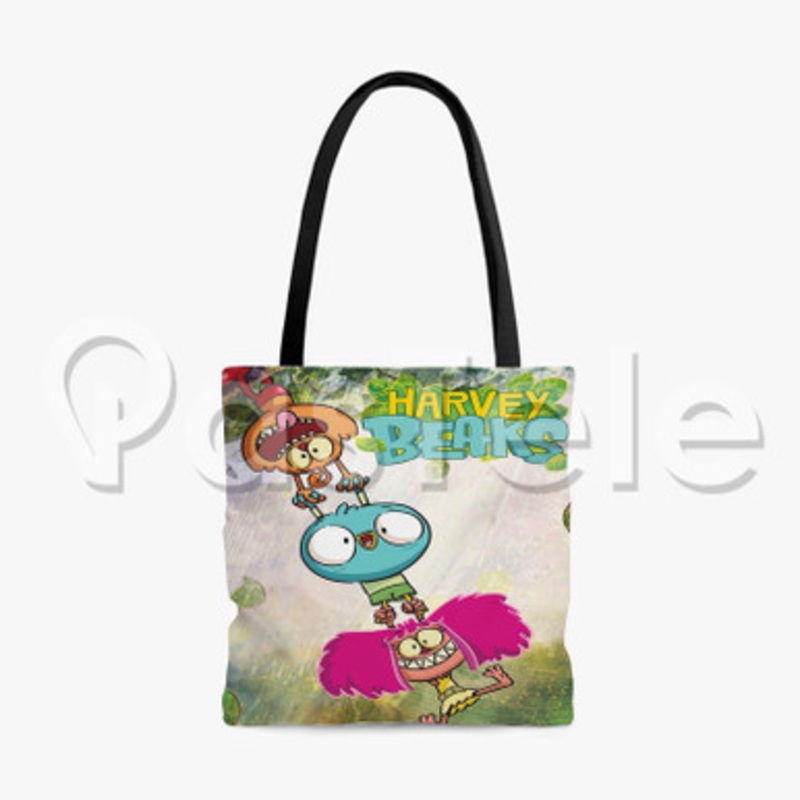 Harvey Beaks Custom Personalized Tote Polyester Cotton Bags Unisex