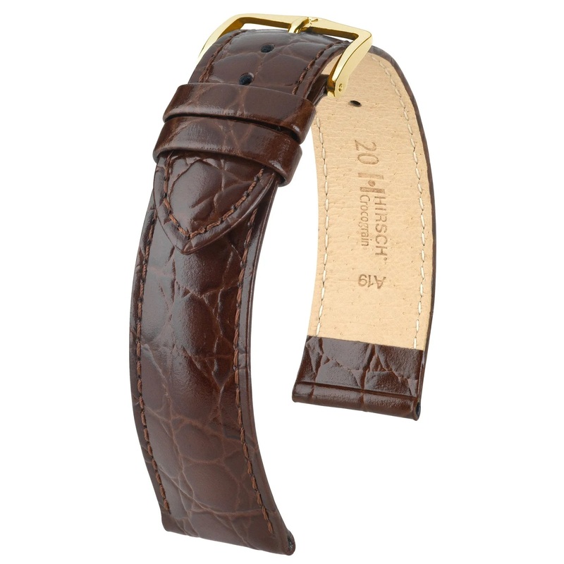 Hirsch Crocograin M Strap 12302810-1-14