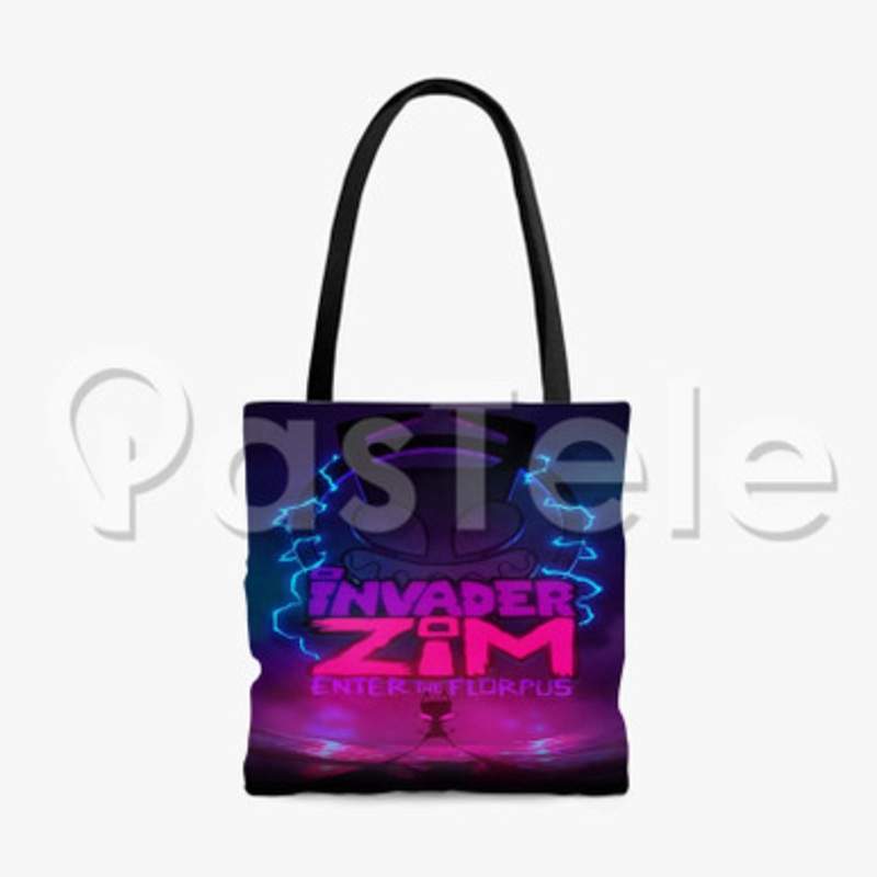Invader Zim Enter The Florpus Custom Personalized Tote Polyester Cotton Bags Unisex