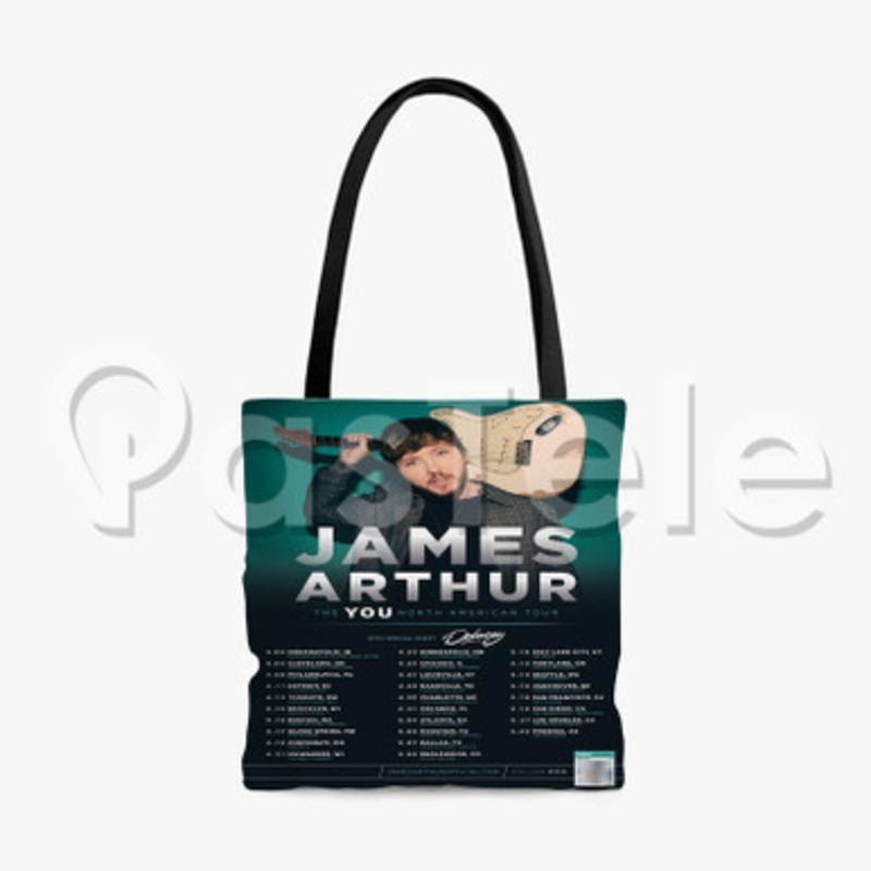 James Arthur The You North America Custom Personalized Tote Polyester Cotton Bags Unisex