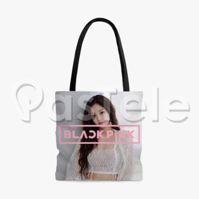 jennie blackpink 2 Custom Personalized Tote Polyester Cotton Bags Unisex