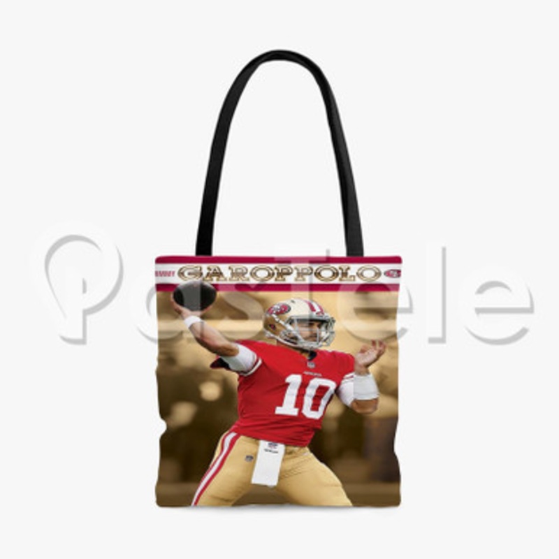 Jimmy Garoppolo NFL San Francisco 49ers Custom Personalized Tote Polyester Cotton Bags Unisex