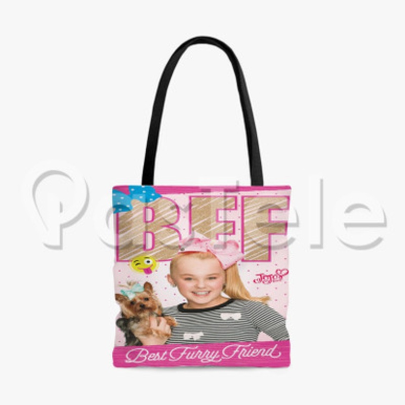Jojo Siwa BFF Custom Personalized Tote Polyester Cotton Bags Unisex