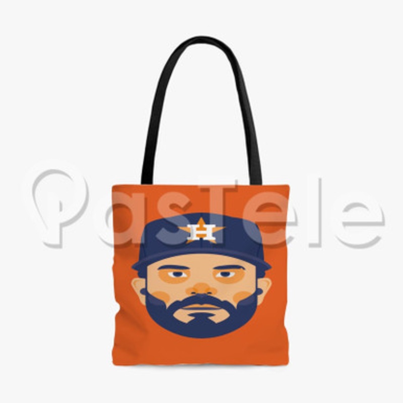 Jos Altuve Custom Personalized Tote Polyester Cotton Bags Unisex