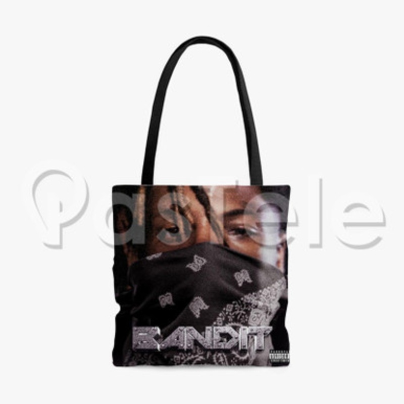 Juice Wrld Young Boy Bandit Custom Personalized Tote Polyester Cotton Bags Unisex
