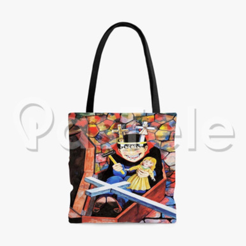 Junji Ito Souichi Custom Personalized Tote Polyester Cotton Bags Unisex