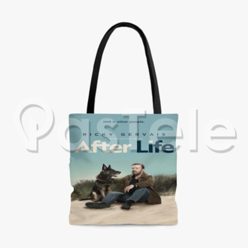 After Life Custom Personalized Tote Polyester Cotton Bags Unisex