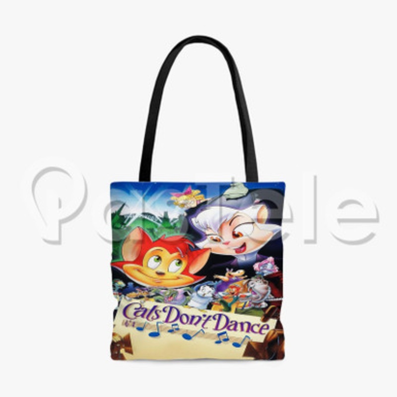 Cats Don t Dance Custom Personalized Tote Polyester Cotton Bags Unisex