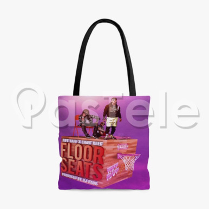 Chief Keef Feat Ri FF RAFF Floor Seats Custom Personalized Tote Polyester Cotton Bags Unisex