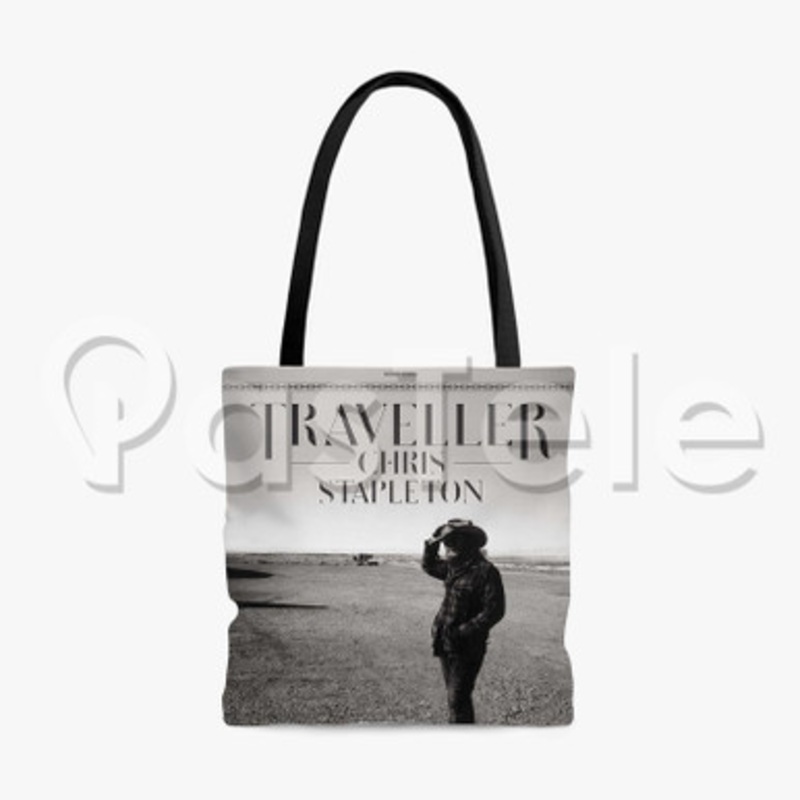 Chris Stapleton Traveller Custom Personalized Tote Polyester Cotton Bags Unisex