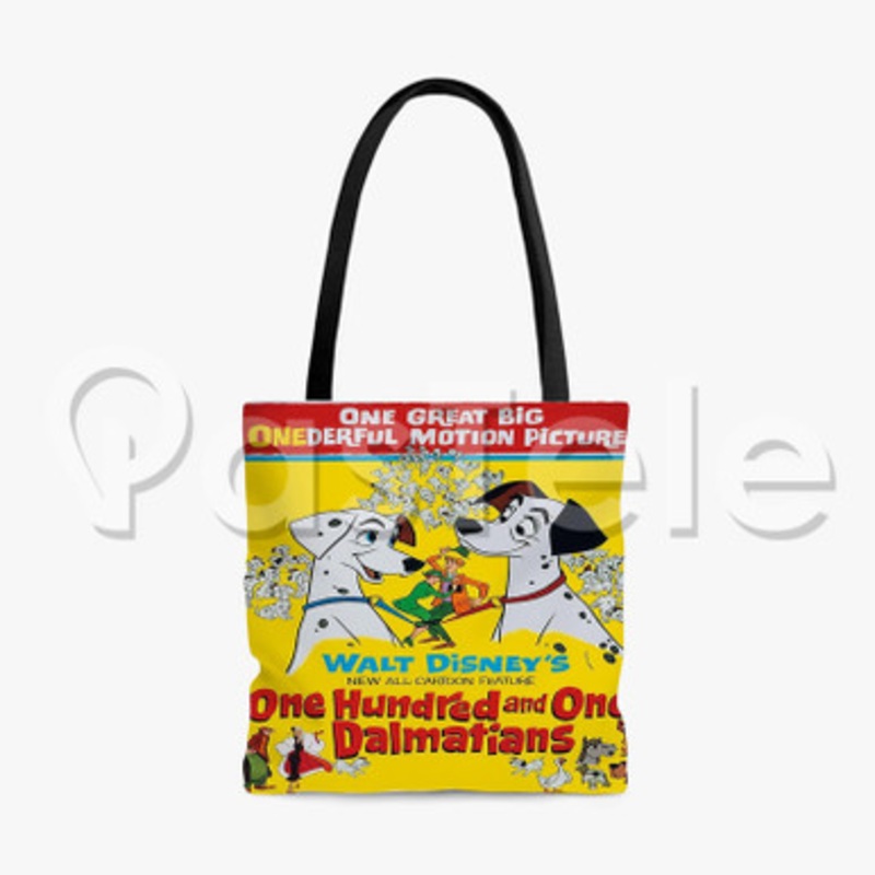 Disney 101 Dalmatians Custom Personalized Tote Polyester Cotton Bags Unisex