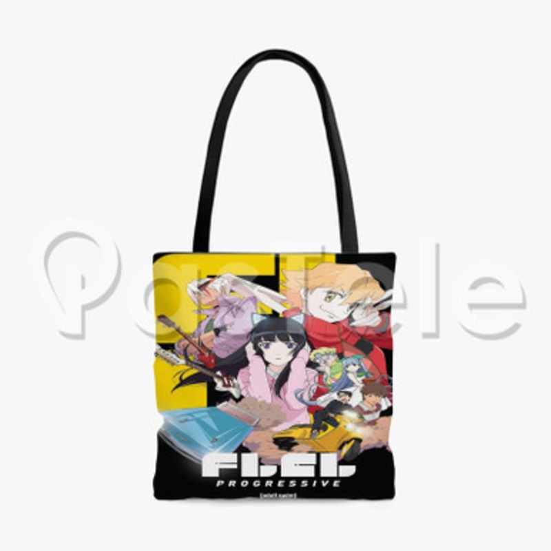 FLCL Progressive Custom Personalized Tote Polyester Cotton Bags Unisex