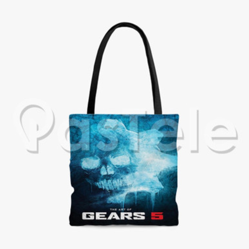 Gears 5 Custom Personalized Tote Polyester Cotton Bags Unisex