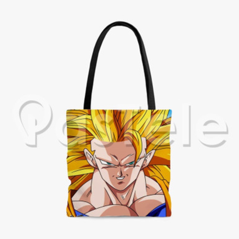 goku ssj 3 Custom Personalized Tote Polyester Cotton Bags Unisex