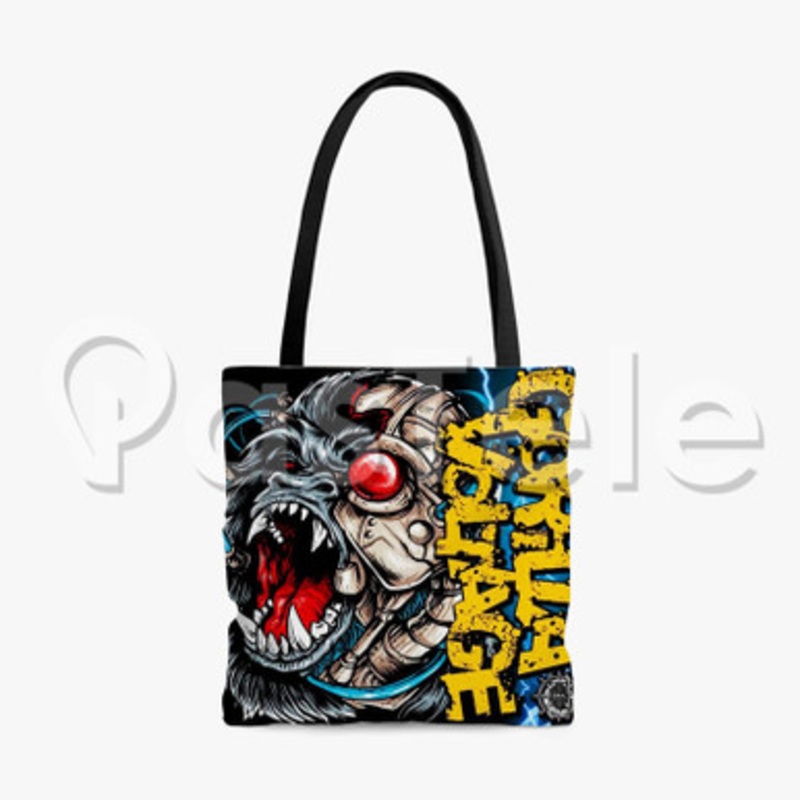 Gorilla Voltage Custom Personalized Tote Polyester Cotton Bags Unisex