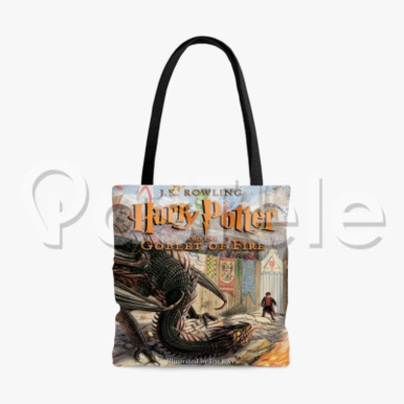 Harry Potter and the Goblet of Fire Custom Personalized Tote Polyester Cotton Bags Unisex