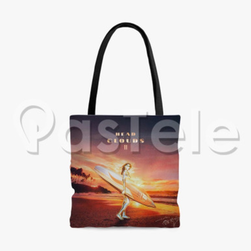 Head in The Clouds 2 Custom Personalized Tote Polyester Cotton Bags Unisex