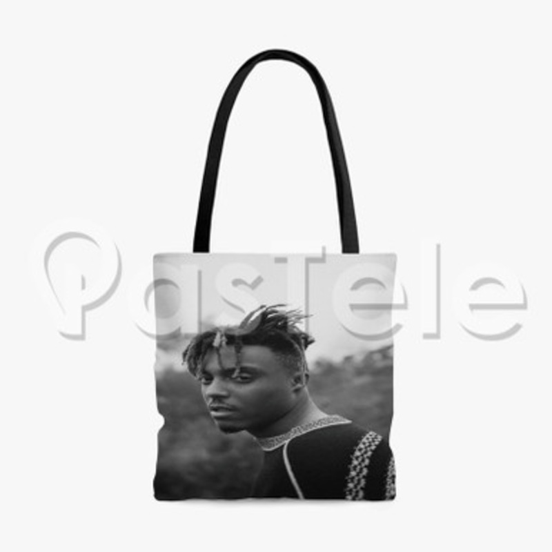 Juice WRLD 2 Custom Personalized Tote Polyester Cotton Bags Unisex