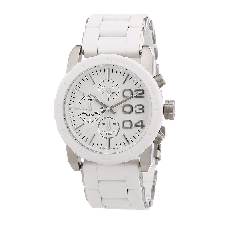 DIESEL DZ5306 Double Down Chronograph White Women’s watch 42 White Stainless Steel