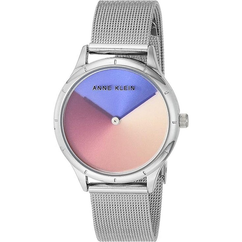 Anne Klein AK/3777MTSV Ladies Watch 33 Orange Stainless Steel