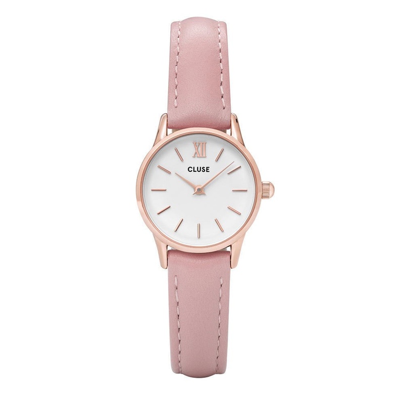 CLUSE CL50010 La Vedette Rose Gold White/Pink Women’s Watch 24 White Stainless Steel