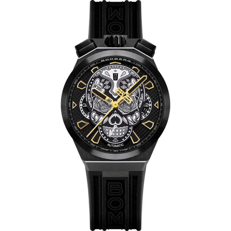 Bomberg Men’s Bolt-68 Neo Calaveras Black Watch BF44CHAPBA.04-3.12