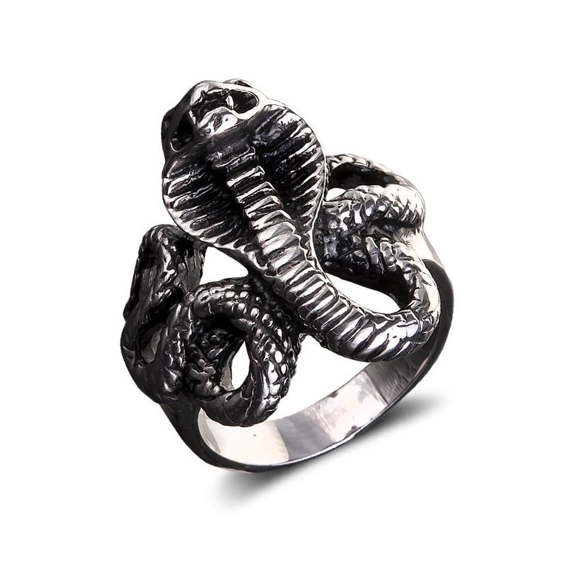 Venom Men’s Steel Ring 9