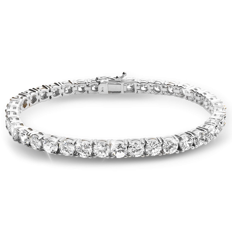 Millionaire Rhodium Tennis Bracelet