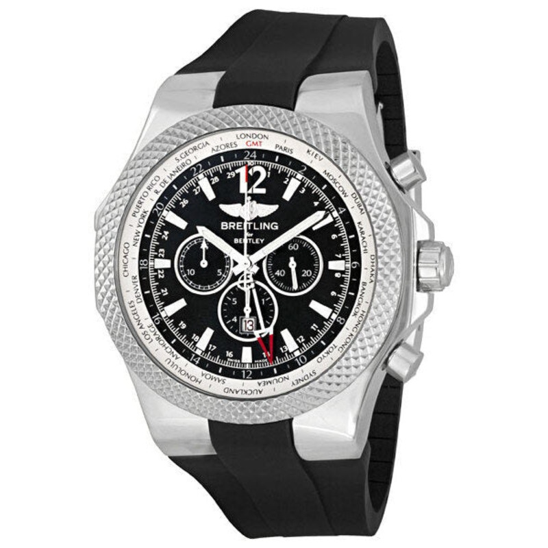 Breitling Bentley GMT Black Dial Men’s Watch A4736212-B919BKRD A4736212-B919-210S