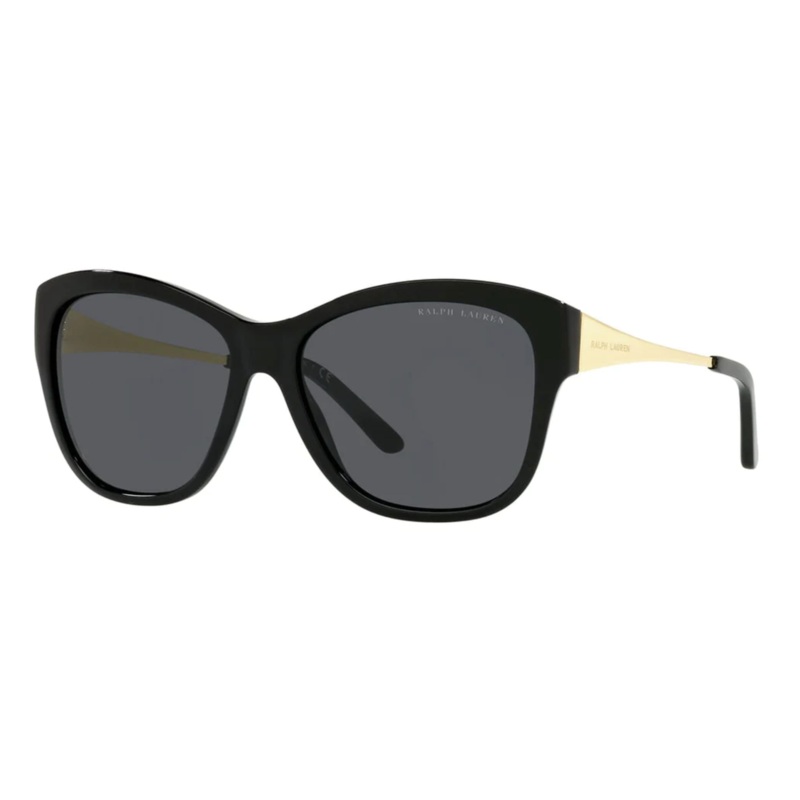 Ralph Lauren Women’s Sunglasses Oversized Butterfly Black RL8187 500187