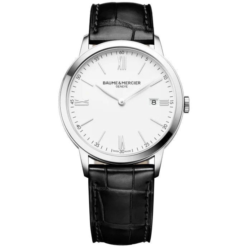 Baume & Mercier Men’s Black Classima Watch 10323