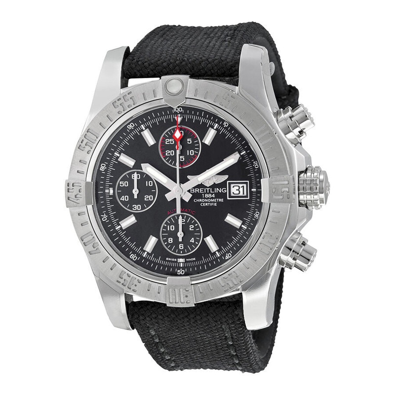 Breitling Avenger II Chronograph Black Dial Men’s Watch A1338111-BC32BKFT A1338111-BC32-103W-A20BA.1