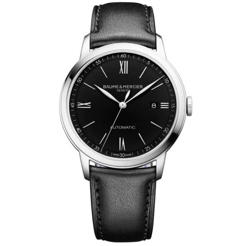 Baume & Mercier Men’s Black Classima Watch 10453