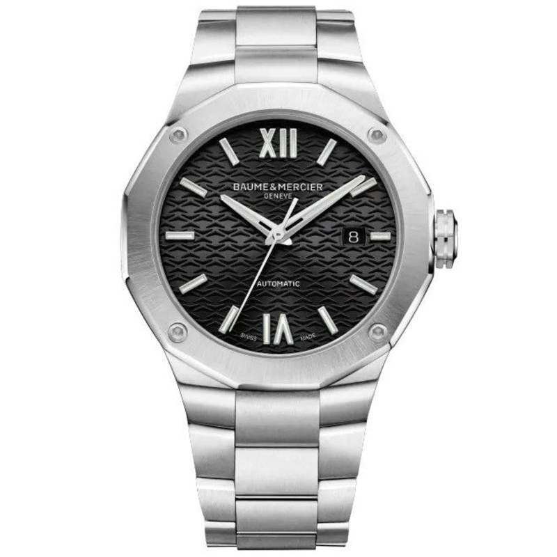 Baume & Mercier Men’s Black Riviera Watch 10621