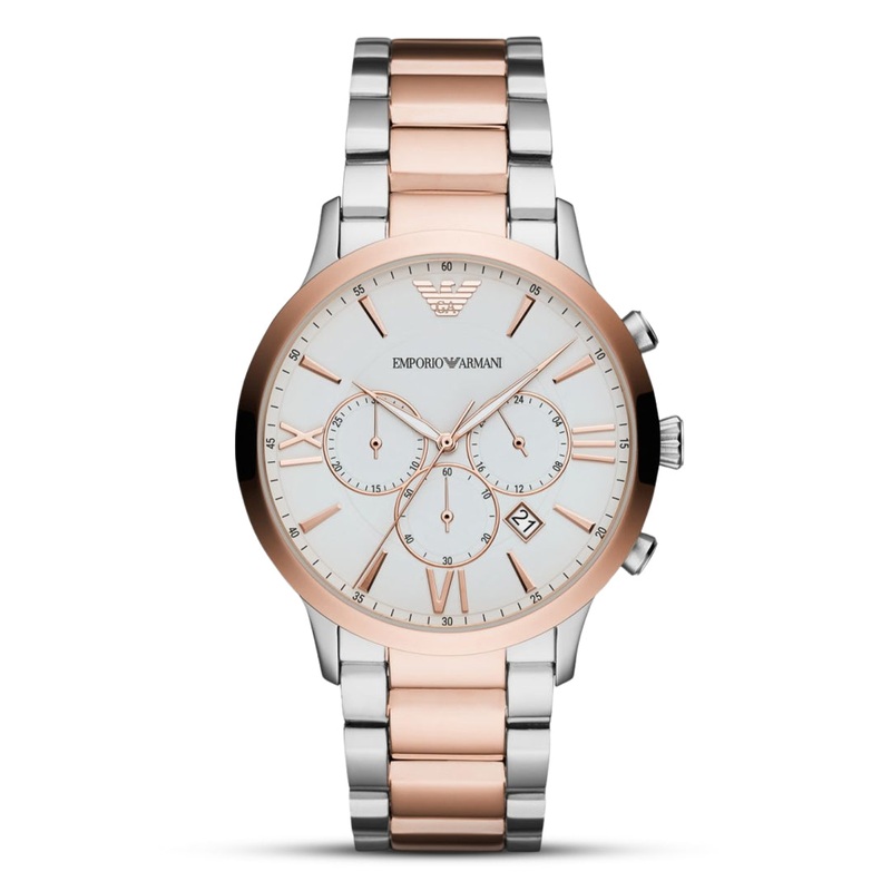 Emporio Armani Men’s Chronograph Multicolor-Tone Stainless Steel Watch AR11209