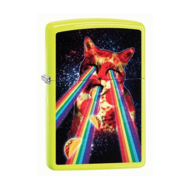 Zippo Pizza Cat Design Lighter