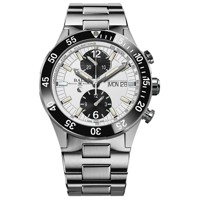 Ball Roadmaster Rescue Chronograph Men’s White Watch DC3030C-S-WHBK