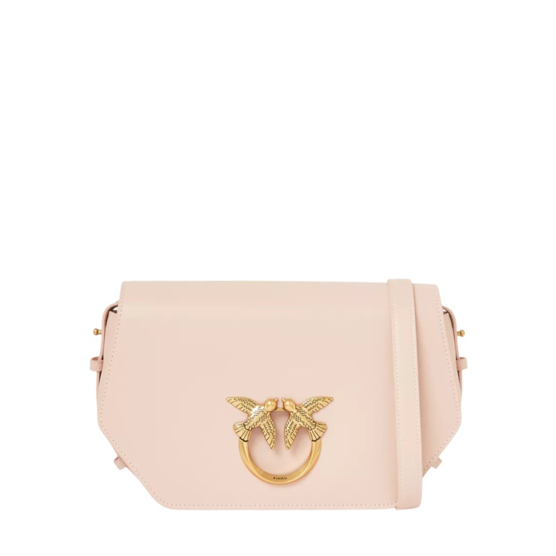 PINKO Crossbody Bag  Pink | Love One Exagon Mini  Compact & Stylish
