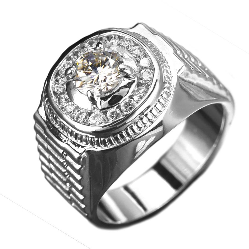 Penninsula Men’s Platinum Ring 13