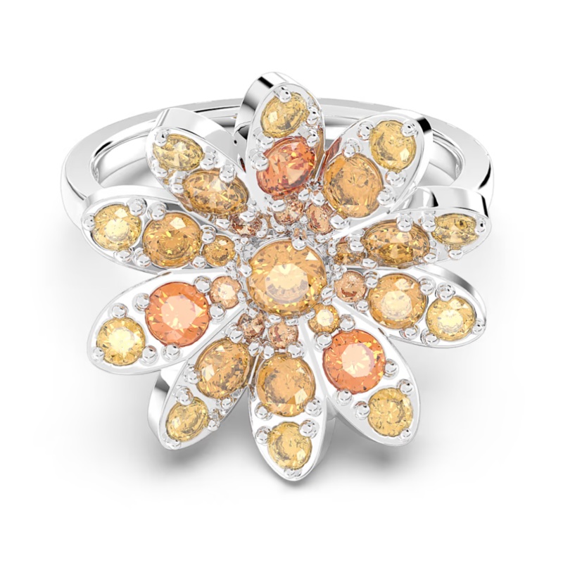 Swarovski Eternal Flower Ring Multicoloured 60