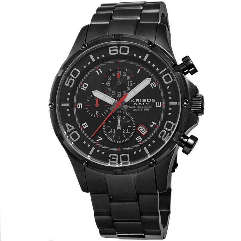 Akribos Xxiv Black Men’s Watch AK663BK